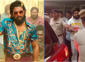 গ্রেপ্তার সাউথ ইন্ডিয়ান সুপারস্টার আল্লু অর্জুন “পুষ্পা” অভিনেতা আল্লু অর্জুন